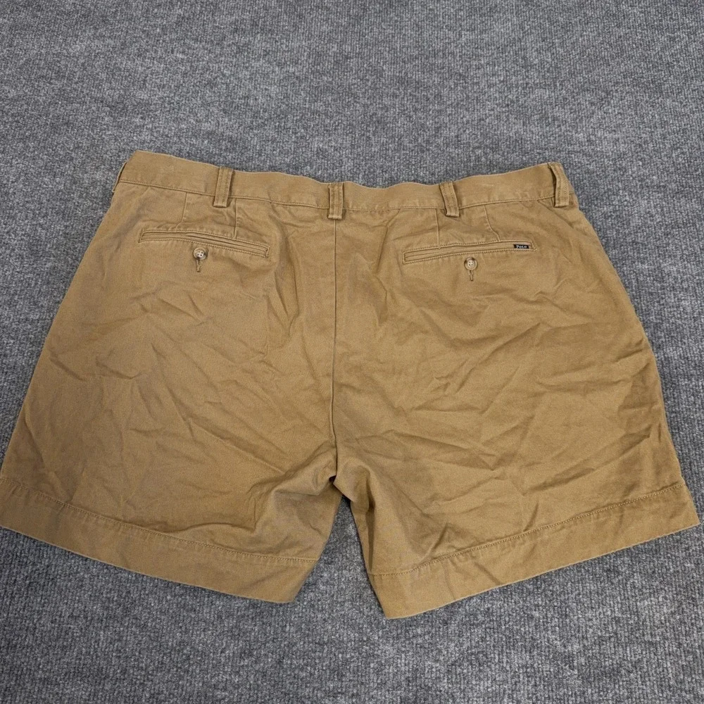 Polo Ralph Lauren Chino Shorts Men 40 Khaki Tan Brown Classic Fit 6